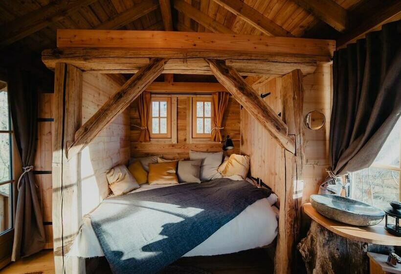 Дом 1 Спальня, Les Cabanes Du Dauphiné