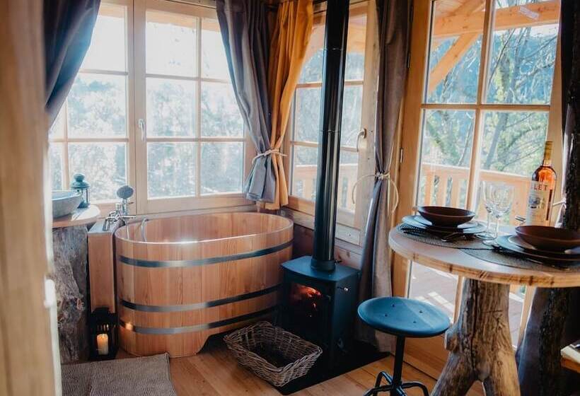 Дом 1 Спальня, Les Cabanes Du Dauphiné