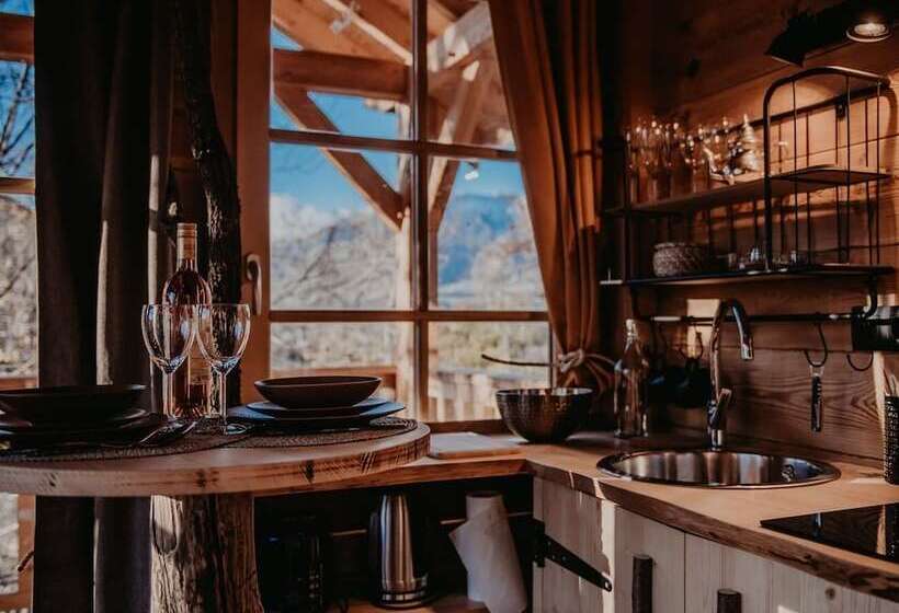 Дом 1 Спальня, Les Cabanes Du Dauphiné