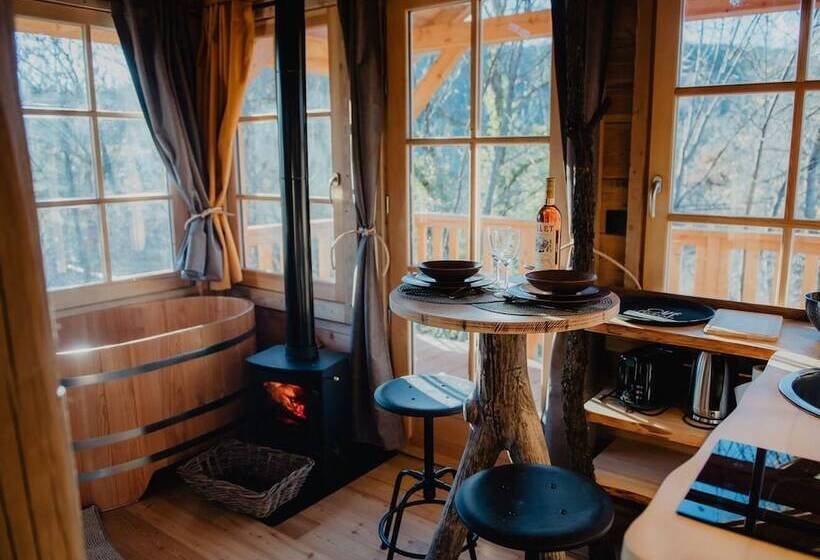 Дом 1 Спальня, Les Cabanes Du Dauphiné