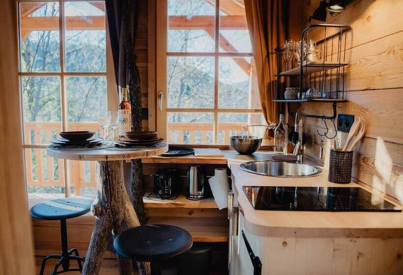 Дом 1 Спальня, Les Cabanes Du Dauphiné