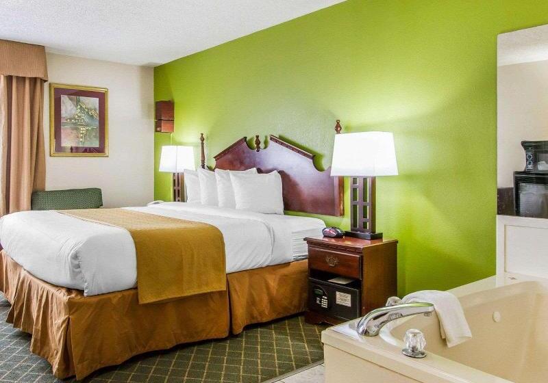 带大床的标准间, Quality Inn Near University Of Mobile