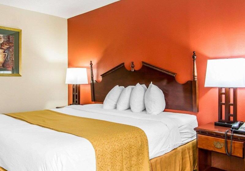 带大床的标准间, Quality Inn Near University Of Mobile