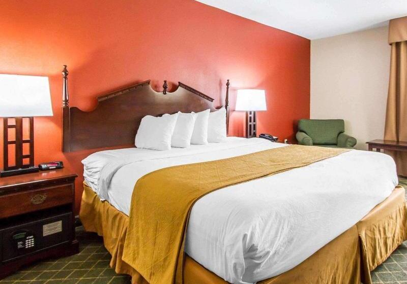 带大床的标准间, Quality Inn Near University Of Mobile