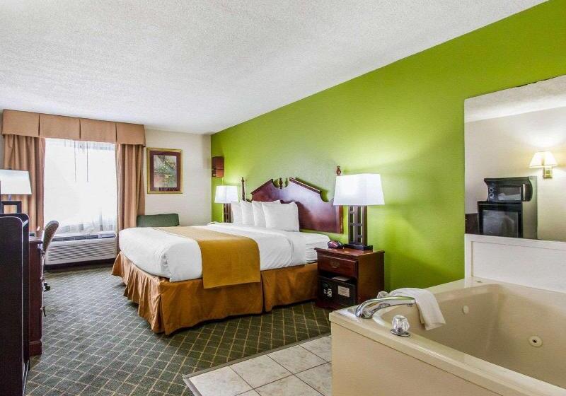 带大床的标准间, Quality Inn Near University Of Mobile