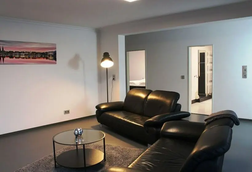 ２ベッドルームのコンフォートアパートメント, Rooftop Apartment Norderstedt