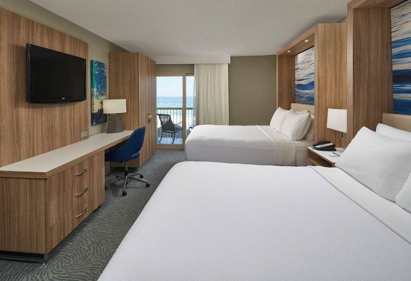 带2个双人床的标准工作室, Crowne Plaza Melbourne Oceanfront, An Ihg