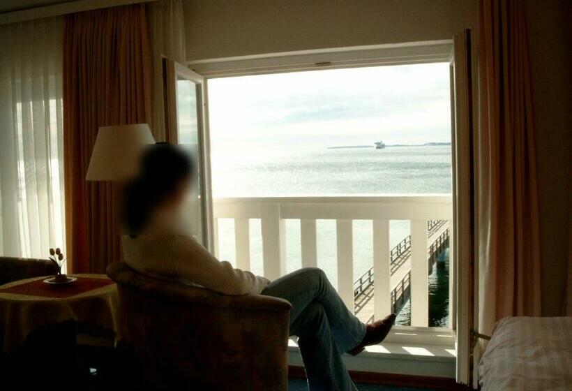 غرفة قياسية مطلّة علي البحر, Fährblick Pension Direkt Am Wasser