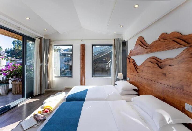 غرفة قياسية مزوَّدة بتراس, Xinyue Suying Holiday