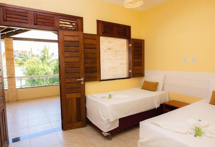 带1个卧室的带阳台的公寓, Pousada Sandbeach