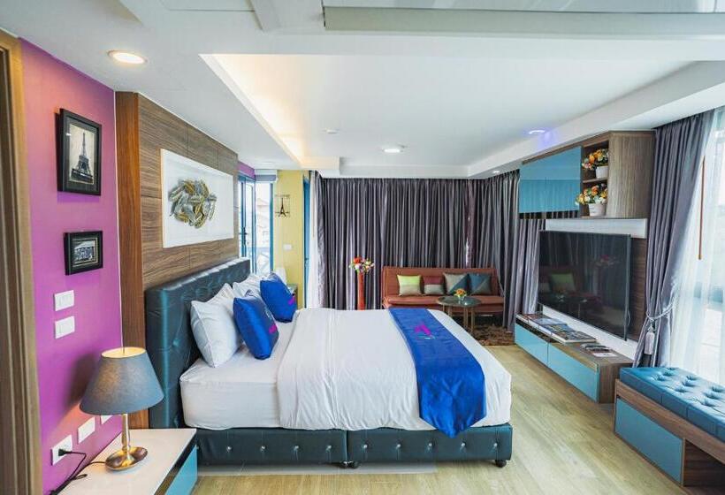 ハイドロマッサージバス付きスイート, Bluetel Re Sidence Bangkok Impact 1 Time Drop Off Service To Impact