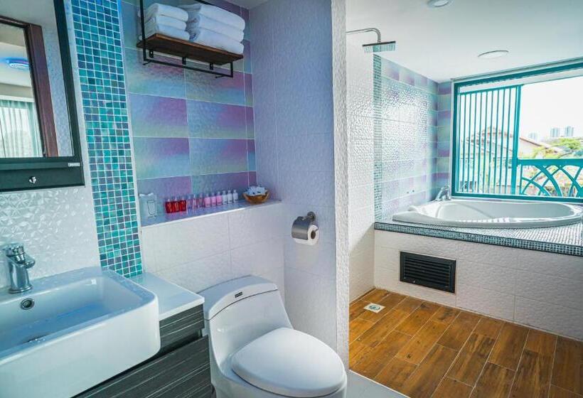 ハイドロマッサージバス付きスイート, Bluetel Re Sidence Bangkok Impact 1 Time Drop Off Service To Impact