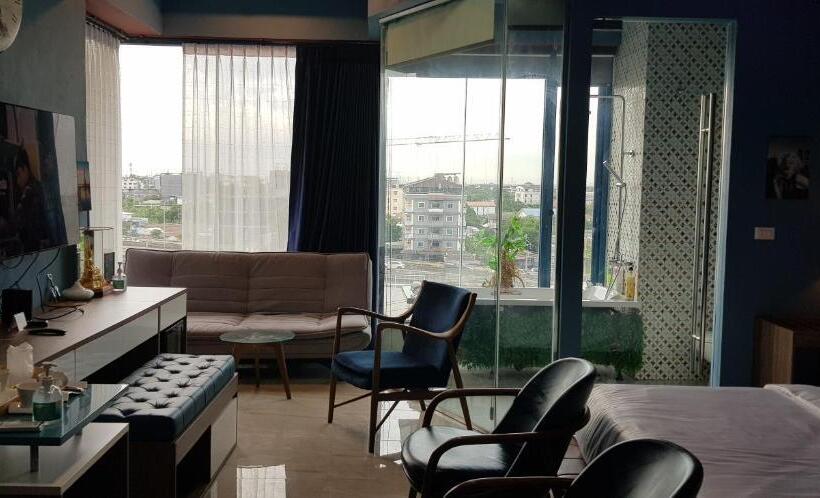 标准间休息室, Bluetel Re Sidence Bangkok Impact   1 Time Drop Off Service To Impact