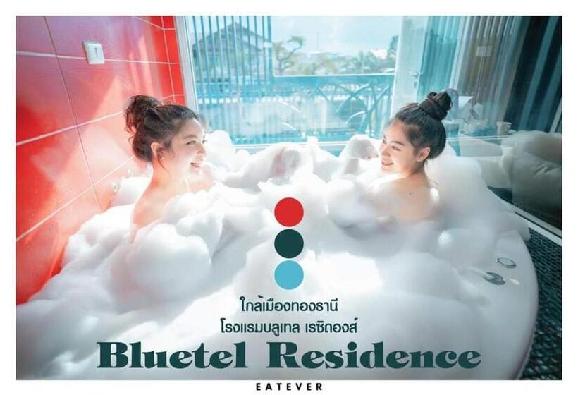 带两个卧室的顶楼公寓, Bluetel Re Sidence Bangkok Impact   1 Time Drop Off Service To Impact
