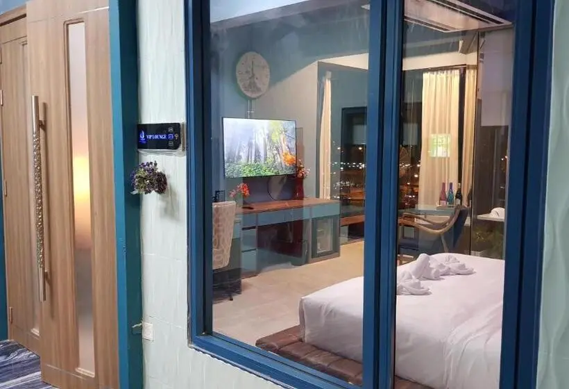 ペントハウス２ベッドルームアパート, Bluetel Re Sidence Bangkok Impact   1 Time Drop Off Service To Impact