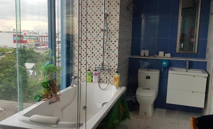 応接間付きスタンダードルーム, Bluetel Re Sidence Bangkok Impact 1 Time Drop Off Service To Impact