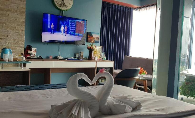 応接間付きスタンダードルーム, Bluetel Re Sidence Bangkok Impact 1 Time Drop Off Service To Impact