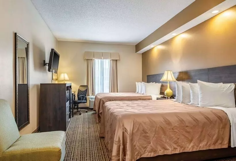 2ダブルベッドのスタンダードルーム, Quality Inn Rome South