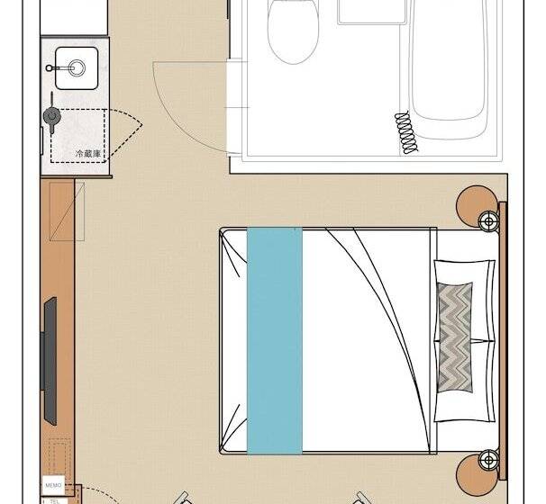 غرفة قياسية, Tokyu Stay Okinawa Naha
