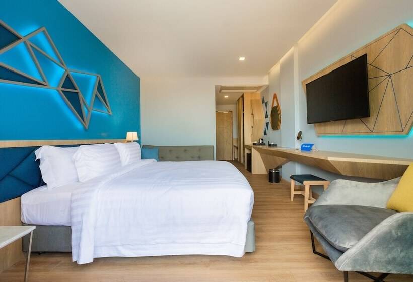 غرفة ديلوكس مطلة على حمام السباحة, Bluesotel Smart Krabi Aonang Beach   Adults Only   Sha Extra Plus