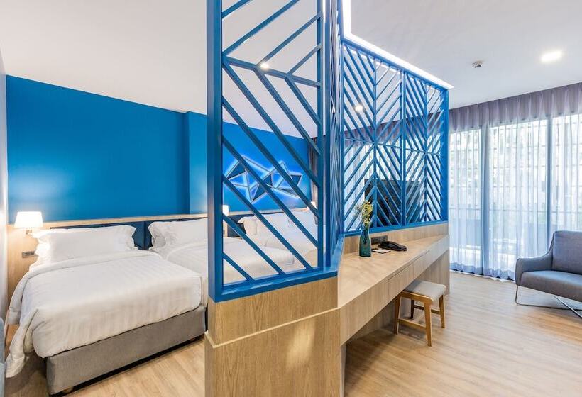 디럭스 4인 룸, Bluesotel Smart Krabi Aonang Beach   Adults Only   Sha Extra Plus