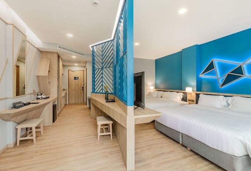 غرفة ديلوكس رباعية, Bluesotel Smart Krabi Aonang Beach   Adults Only   Sha Extra Plus