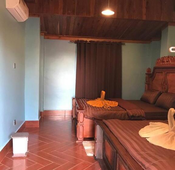 带2个双人床的标准工作室, Gibbon Lodge