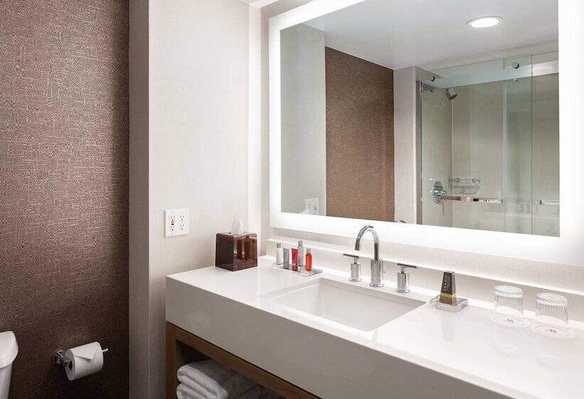 전망 스탠다드 룸 더블 침대, Cincinnati Marriott At Rivercenter