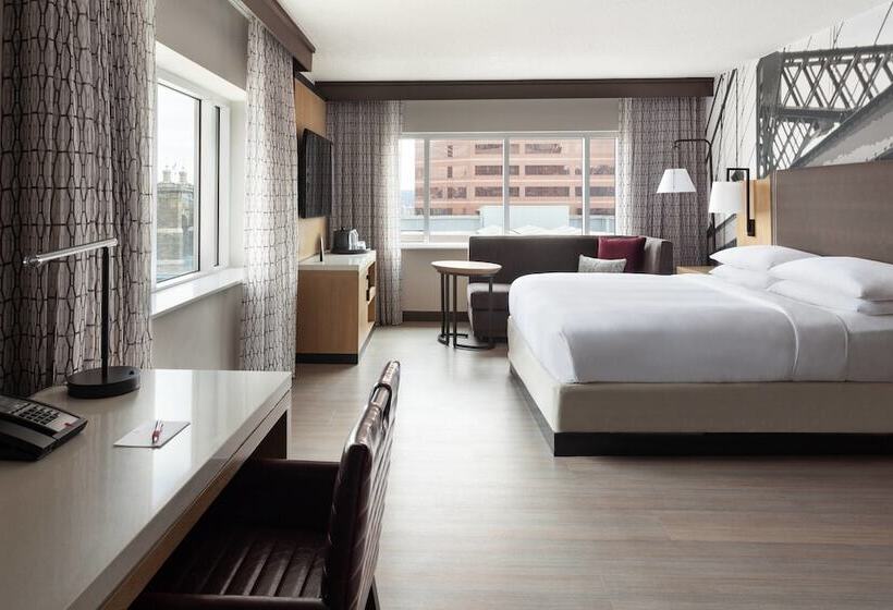 전망 스탠다드 룸 더블 침대, Cincinnati Marriott At Rivercenter