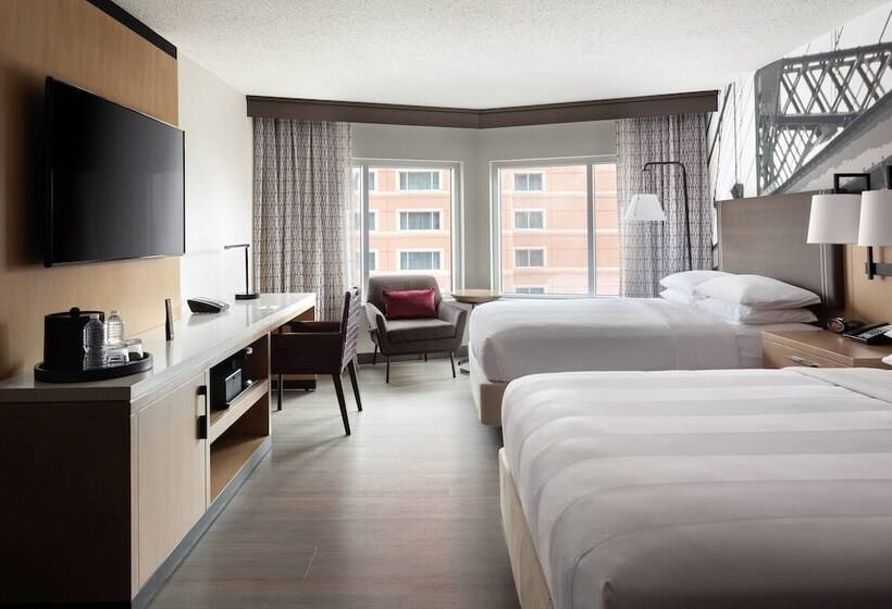 Номер Стандарт 2 Двуспальные Кровати, Cincinnati Marriott At Rivercenter