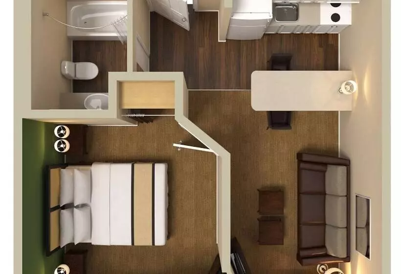 スイート, Extended Stay America Suites  Indianapolis  West 86th St