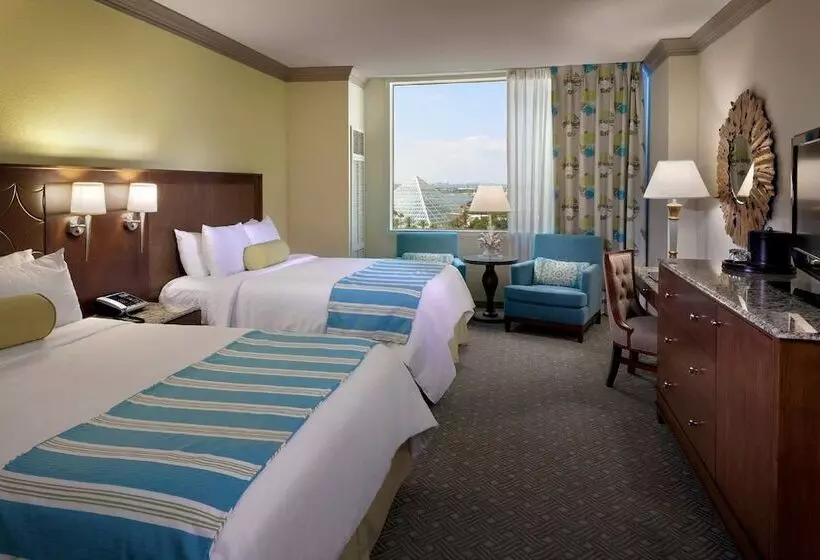 クイーンサイズベッドのスタンダードルーム, Moody Gardens Hotel Spa And Convention Center