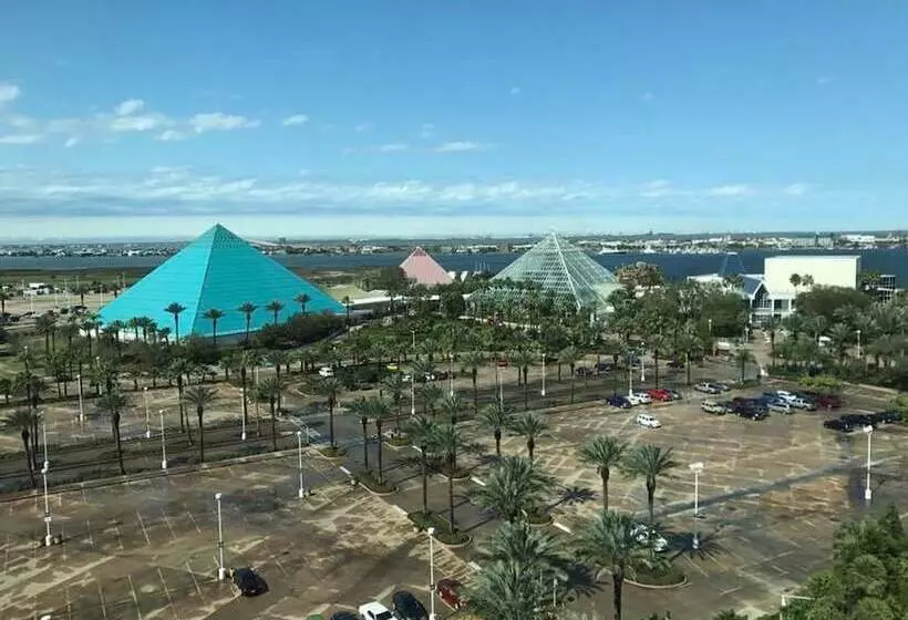 キングサイズベッドのスタンダードルーム, Moody Gardens Hotel Spa And Convention Center