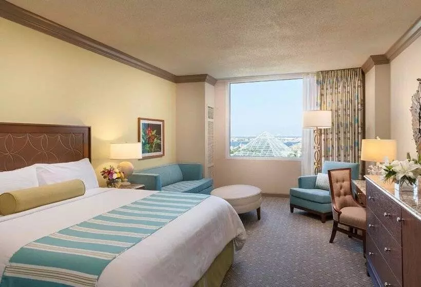 キングサイズベッドのスタンダードルーム, Moody Gardens Hotel Spa And Convention Center