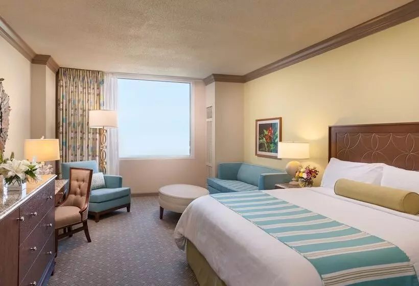 身障者適用キングサイズベッドルーム, Moody Gardens Hotel Spa And Convention Center