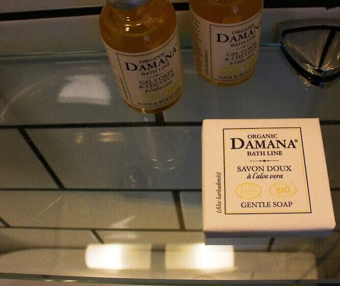 浴室共有ファミリールーム, Briq Hotell