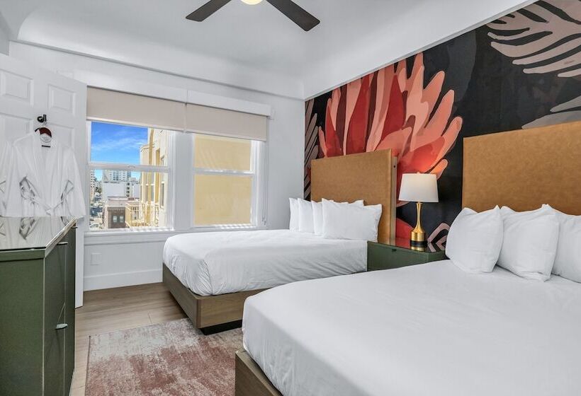 חדר סטנדרט שתי מיטות זוגיות, Nob Hill