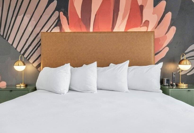 חדר דחוקס עם מיטת קינג, Nob Hill