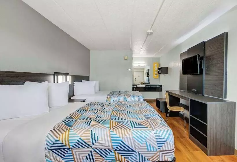 ２ダブルベッドのスタンダードルーム, Motel 6 York, Pa