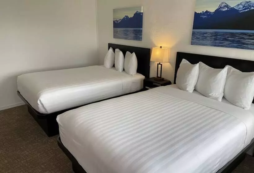 ２ダブルベッドのスタンダードルーム, Americas Best Value Inn Polson