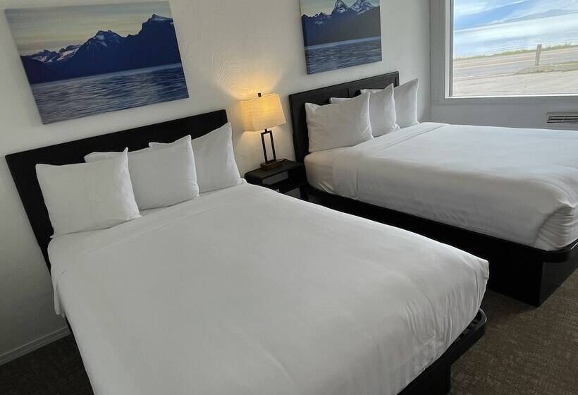 Номер Стандарт 2 Двуспальные Кровати, Americas Best Value Inn Polson