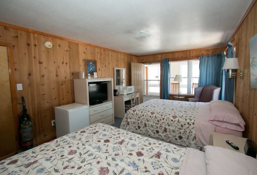 غرفه قياسيه سريرين مزدوجين, Outer Banks Motel