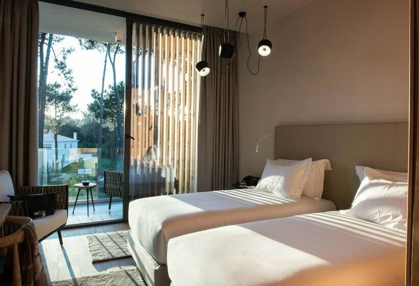 חדר משפחתי נוף לגינה, Aroeira Lisbon Hotel   Sea & Golf