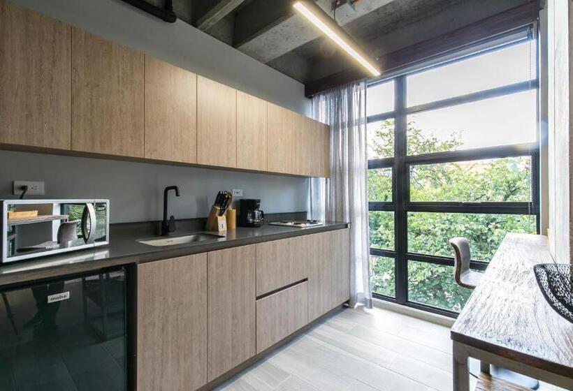 إستوديو قياسى سرير كينج, Factory Lofts