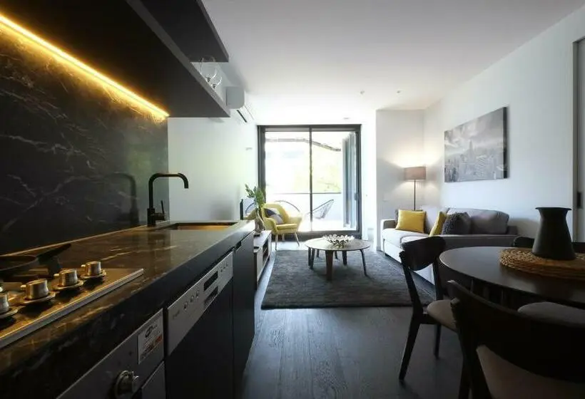 一ベッドルームエクゼクティブアパートメント, Turnkey Accommodation North Melbourne