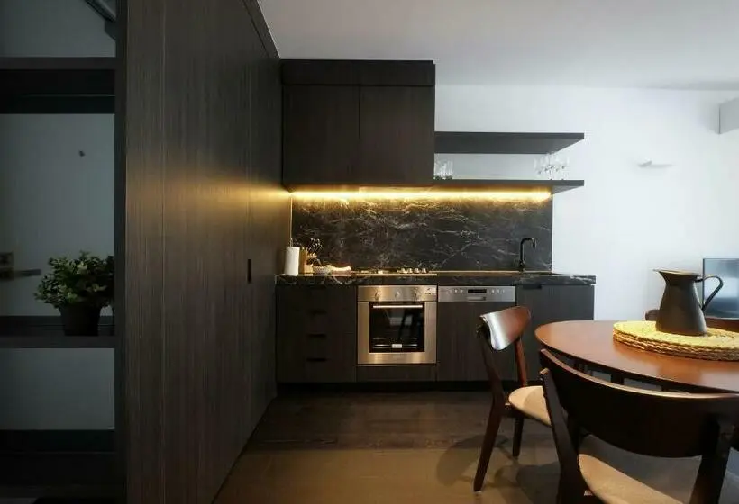 一ベッドルームエクゼクティブアパートメント, Turnkey Accommodation North Melbourne
