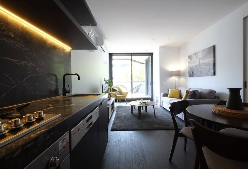 דירת אקזקיוטיב, חדר שינה 1, Turnkey Accommodation  North Melbourne