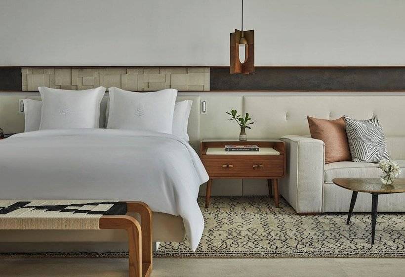 带海景的带双人床的标准间, Four Seasons Resort Los Cabos