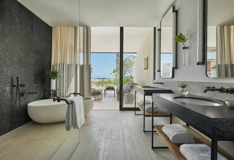 海の見えるダブルベッドスタンダードルーム, Four Seasons Resort Los Cabos