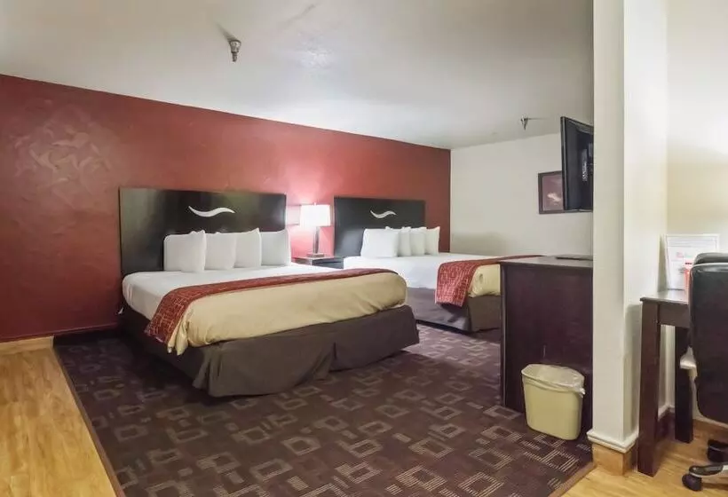 キングサイズベッドのスイートルーム, Red Roof Inn Oklahoma Airport I 40 W Fairgrounds